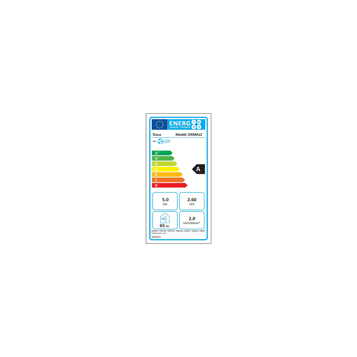 Climatiseur mobile 45 m2 connecté DUUX North DXMA12