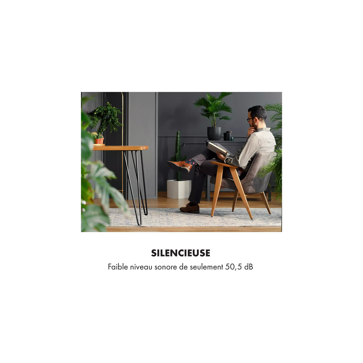 Climatiseur mobile silencieux KLARSTEIN Kraftwerk Smart 12K BTU App