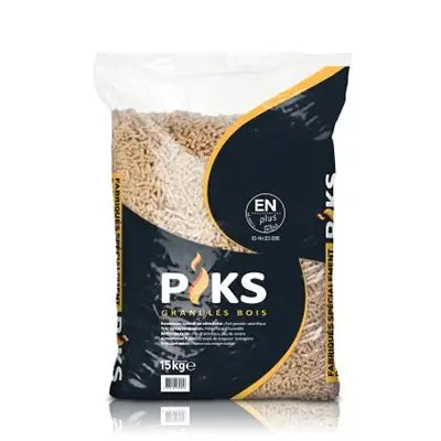 Palette granulés bois PIKS – 15 kg DINplus