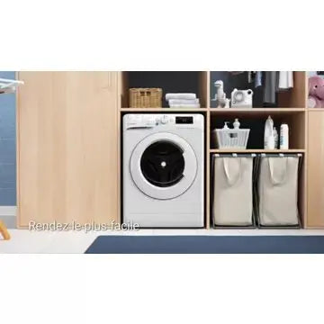 Lave linge séchant hublot INDESIT BDE96435WKVFR