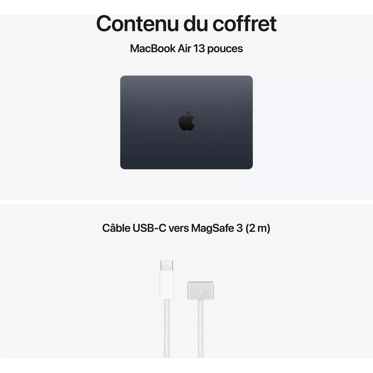 MacBook Air M5 16 Go 512 Go SSD 13,6" Retina Minuit