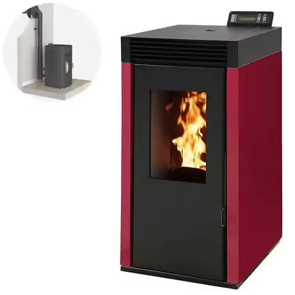 Pack Poêle à granules MARINA 8 Etanche + Kit Conduit Ventouse (sortie façade) - INTERSTOVES