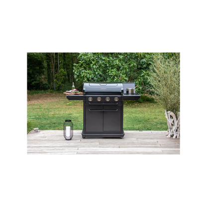 Barbecue gaz 4 brûleurs CAMPINGAZ Onyx 4S noir sur chariot, 72x46 cm