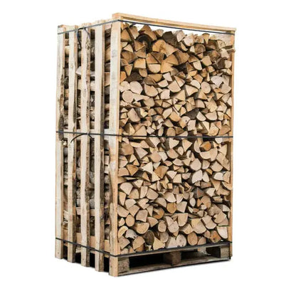 Box 3 stères 30cm bois de chauffage sec - palette de bois coupé fendu de 2,1m3 chêne / hêtre : chataigniers PLANETE TECHNOLOGIE