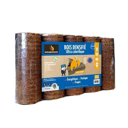 Bûches bois densifié pack 9,65 kg PIKS