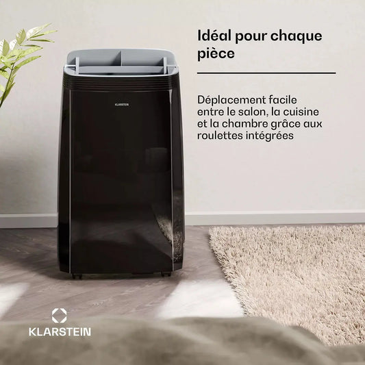 Climatiseur mobile silencieux KLARSTEIN Grandbreeze 12000 BTU 42 cm 56 m² CEE A+