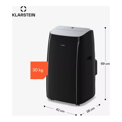 Climatiseur mobile silencieux KLARSTEIN Grandbreeze 12000 BTU 42 cm 56 m² CEE A+