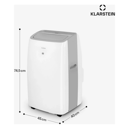 Climatiseur mobile silencieux KLARSTEIN Grandbreeze Pro 3en1 460m³/h 14000 BTU