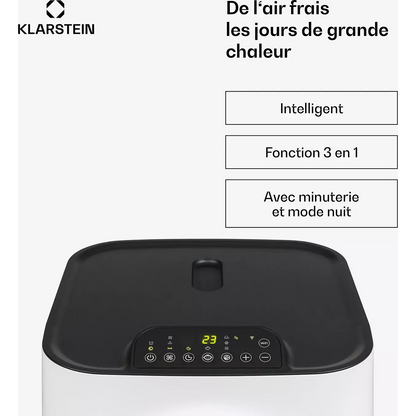 Climatiseur mobile silencieux KLARSTEIN Kraftwerk Smart 12K BTU App