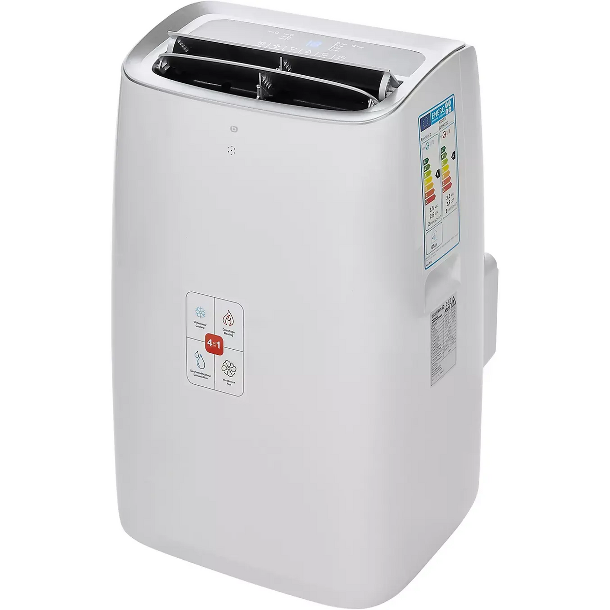 Climatiseur mobile 12000 BTU réversible ESSENTIELB ECMR12b R290