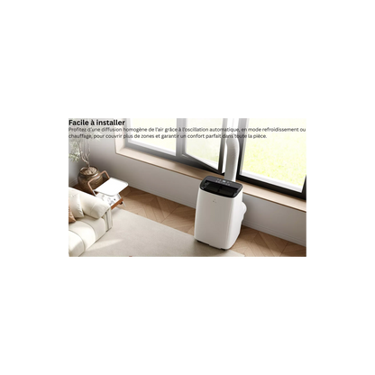 Climatiseur mobile silencieux réversible TCL P12P6SW2F