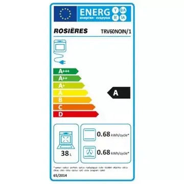 Combiné four lave-vaisselle							ROSIERES				TRV60NOIN/1 TRIO vitro