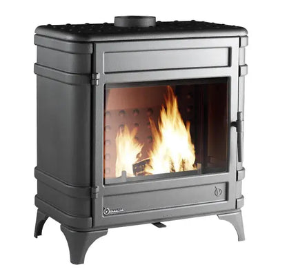 Cuisinière à bois INVICTA Siam anthracite, 12 kW DUMANOIR
