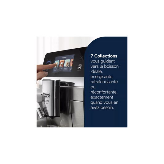 Cafetière automatique 52 recettes DELONGHI Eletta Ultra ECAM470.85.MB Technologie Silent