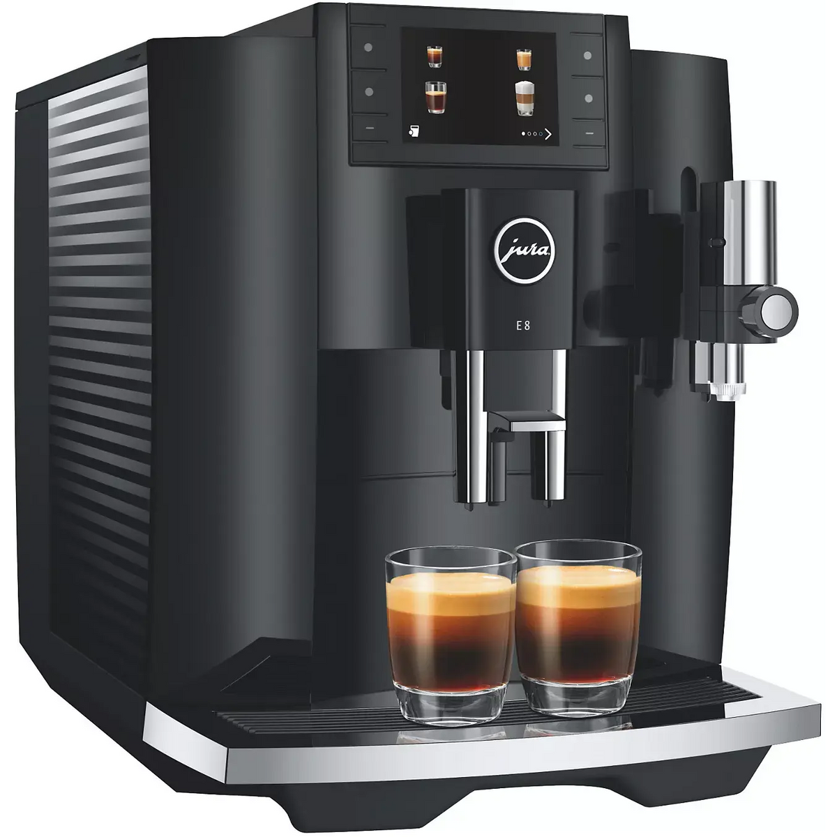 Expresso Broyeur JURA E8 Piano Black (EC) DUMANOIR