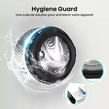 Lave linge hublot 							HISENSE				WF3S8043BW3