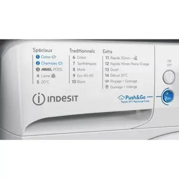 Lave linge hublot 							INDESIT				BWE91296XWVFR