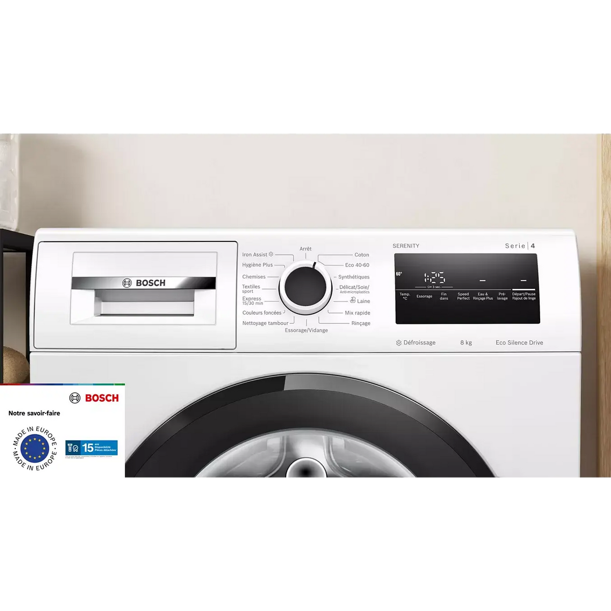 Lave linge hublot BOSCH WAN2827QFR DUMANOIR