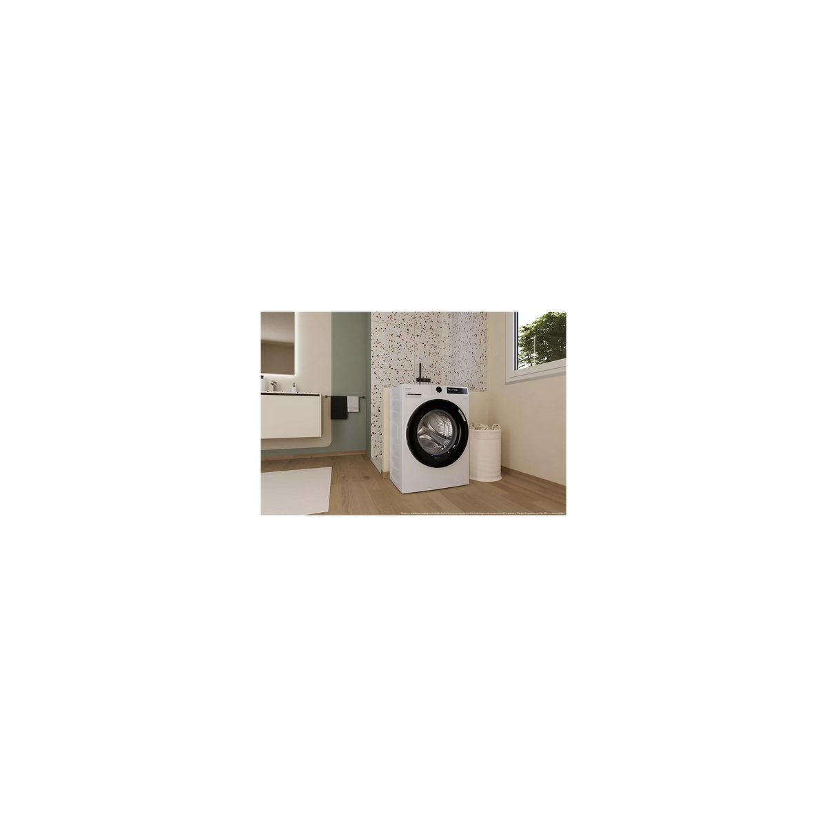 Lave linge hublot CANDY BR 414BL9-S - 14 kg - 1400 tr/min - Classe A - Moteur induction - Connecté MAG ELECTROMENAGER