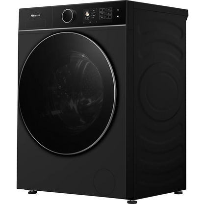 Lave linge hublot HISENSE WF5I1045BBQ - 10,5 kg - 1400 tr/min - Classe A - Moteur induction - Autodosage - Connecté - Noir MAG ELECTROMENAGER