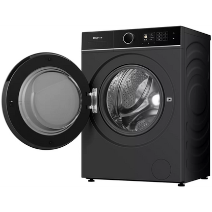 Lave linge hublot HISENSE WF5I1045BBQ - 10,5 kg - 1400 tr/min - Classe A - Moteur induction - Autodosage - Connecté - Noir MAG ELECTROMENAGER