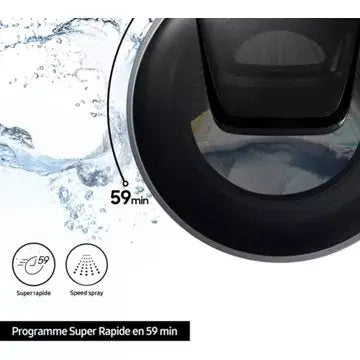Lave linge hublot 	SAMSUNG WW90T684DLH