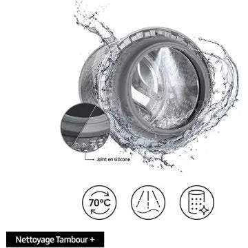 Lave linge hublot 	SAMSUNG WW90T684DLH