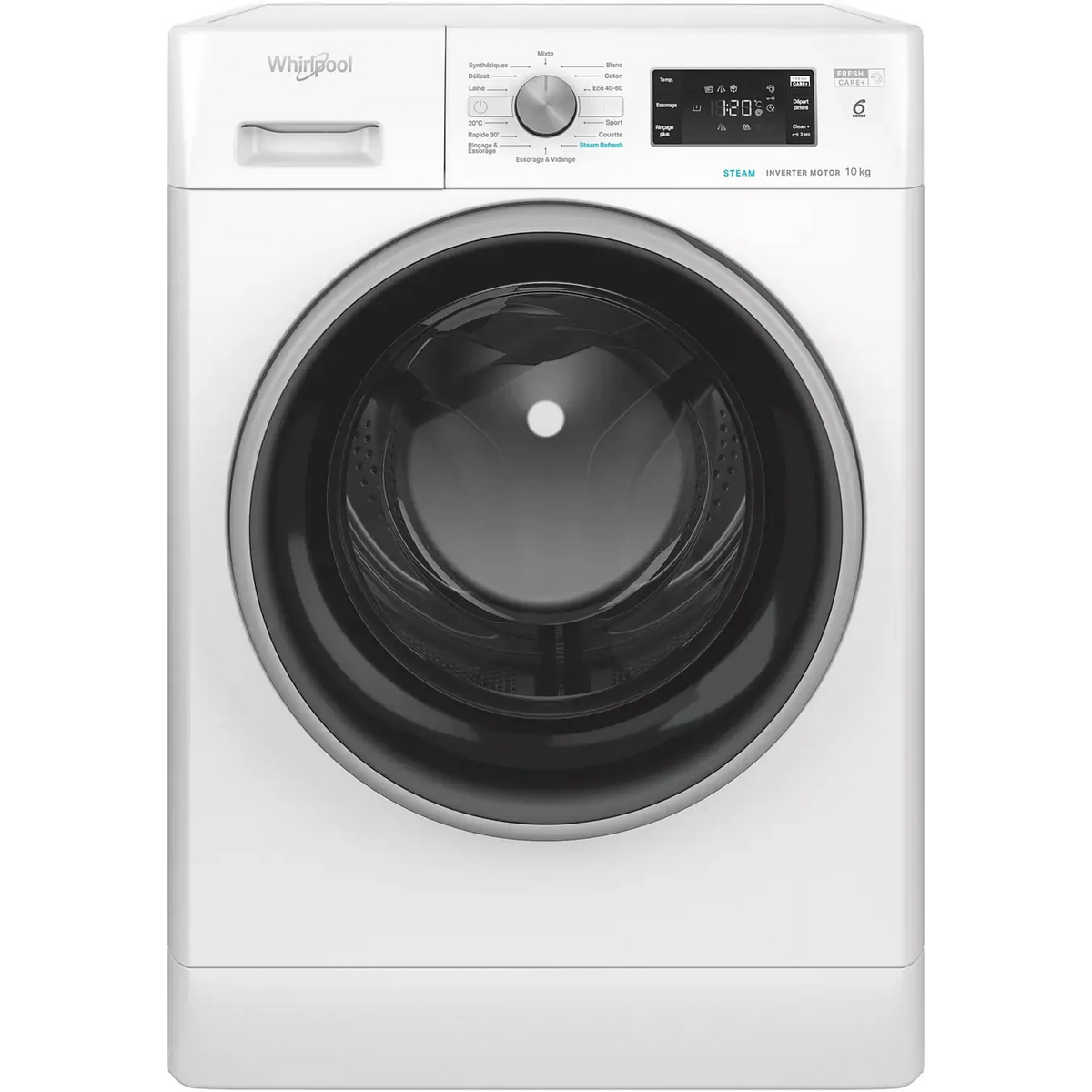 Lave linge hublot WHIRLPOOL FFBD10469BSVFR DUMANOIR