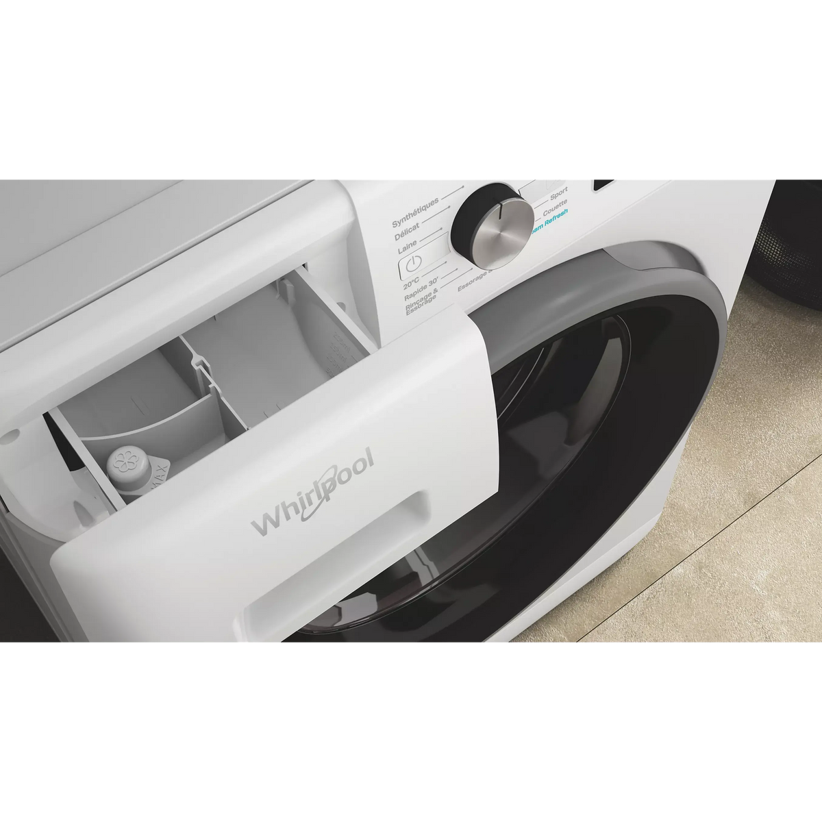 Lave linge hublot WHIRLPOOL FFBD10469BSVFR DUMANOIR