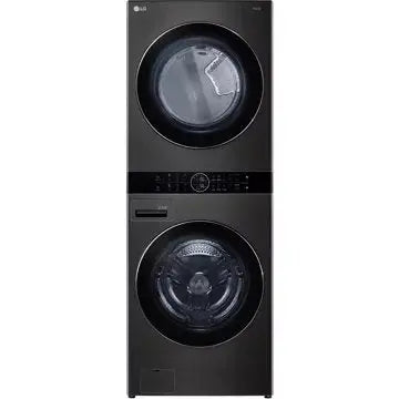 Lave linge séchant hublot 	LG	F761TOWERB Washtower