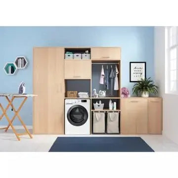 Lave linge séchant hublot INDESIT	BDE107436WKVFR