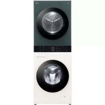 Lave linge séchant hublot  LG F214WT8GRBE Washtower