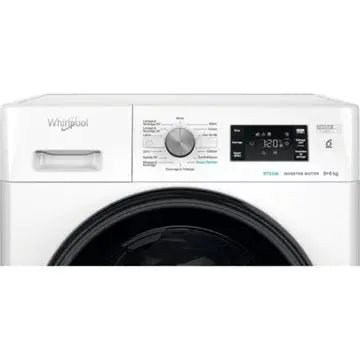 Lave linge séchant hublot  WHIRLPOOL FFWDB864489BVFR