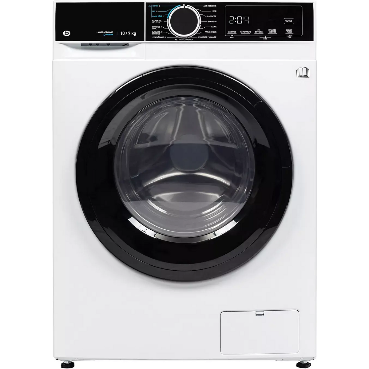 Lave linge séchant hublot ESSENTIELB ELS107-1b