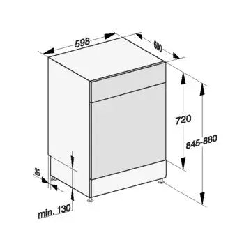 Lave vaisselle 60 cm	MIELE	G7600 SC Blanc Autodose