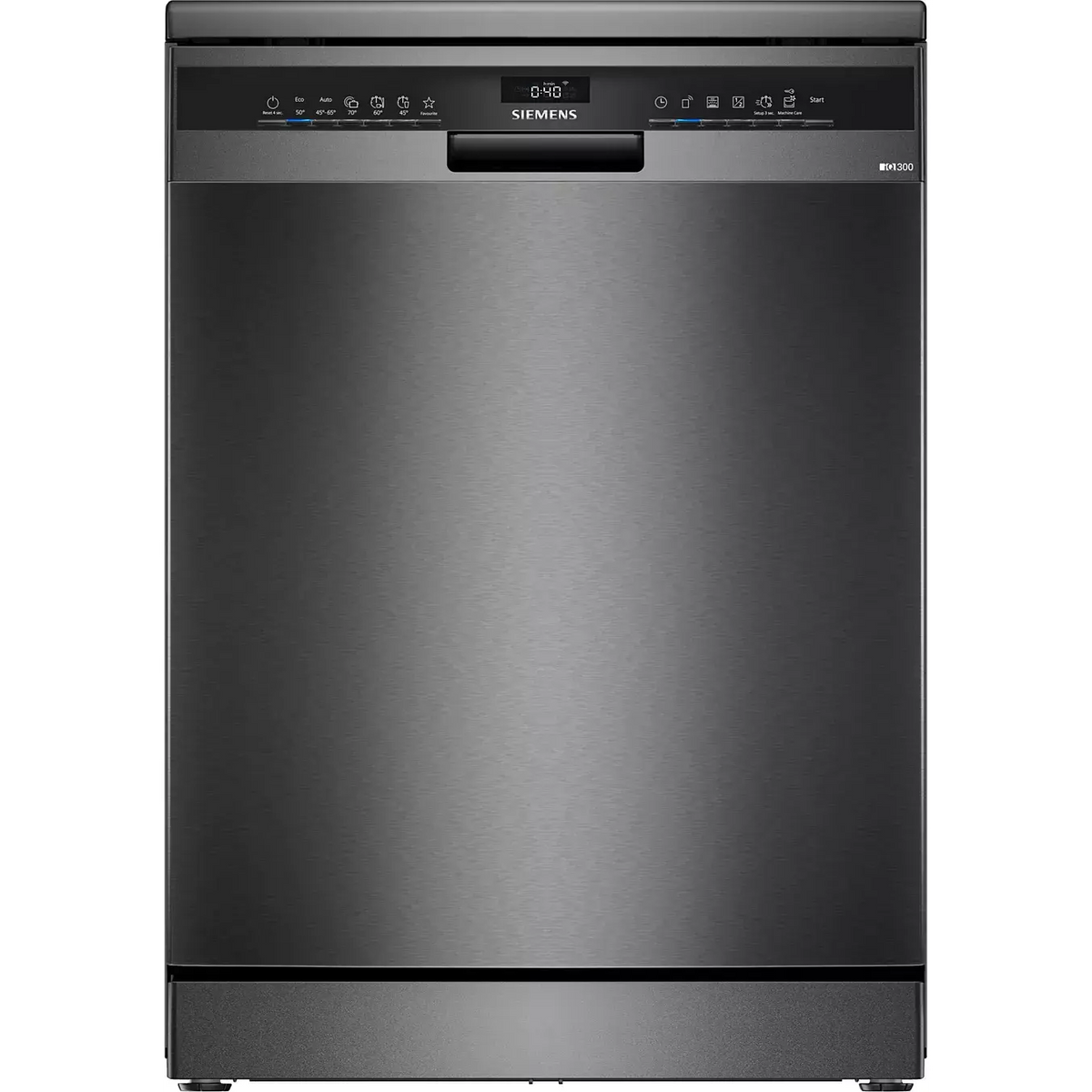 Lave vaisselle 60 cm SIEMENS SN23EC22AE, varioSpeed Plus, Acier brossé noir DUMANOIR