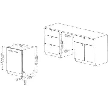 Lave vaisselle encastrable 	MIOGO	MDF422 WaterSaver+