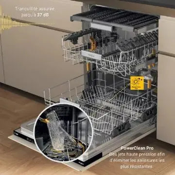 Lave vaisselle encastrable  WHIRLPOOL	W7IHT40TS MaxiSpace
