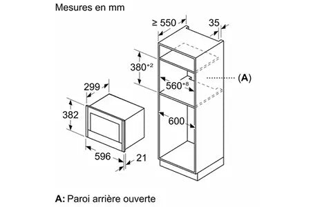 Neff Micro ondes encastrable - NR4WR21N1 DUMANOIR