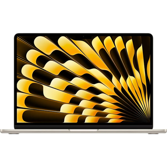 Ordinateur Apple MACBOOK Air 13" Puce M5 CPU 10 / GPU 8 coeurs Mémoire RAM 16Go Stockage 512Go SSD Lumière stellaire