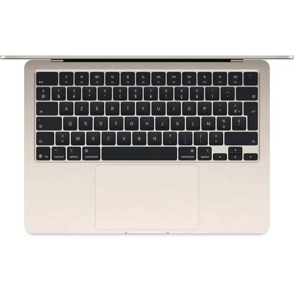 Ordinateur Apple MACBOOK Air 13" Puce M5 CPU 10 / GPU 8 coeurs Mémoire RAM 16Go Stockage 512Go SSD Lumière stellaire