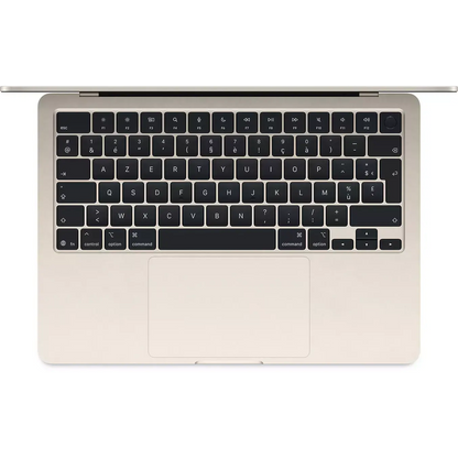 Ordinateur Apple MACBOOK Air 13" Puce M5 CPU 10 / GPU 8 coeurs Mémoire RAM 16Go Stockage 512Go SSD Lumière stellaire