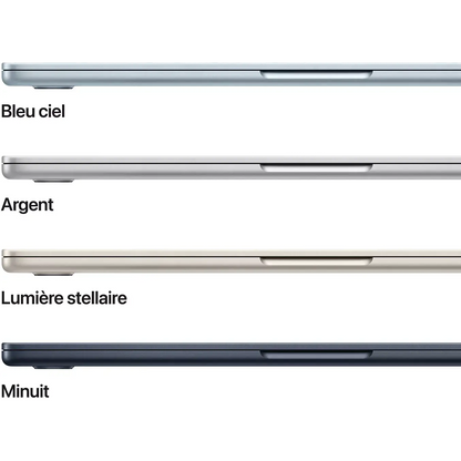 MacBook Air M5 16 Go 512 Go SSD 13,6" Retina Minuit