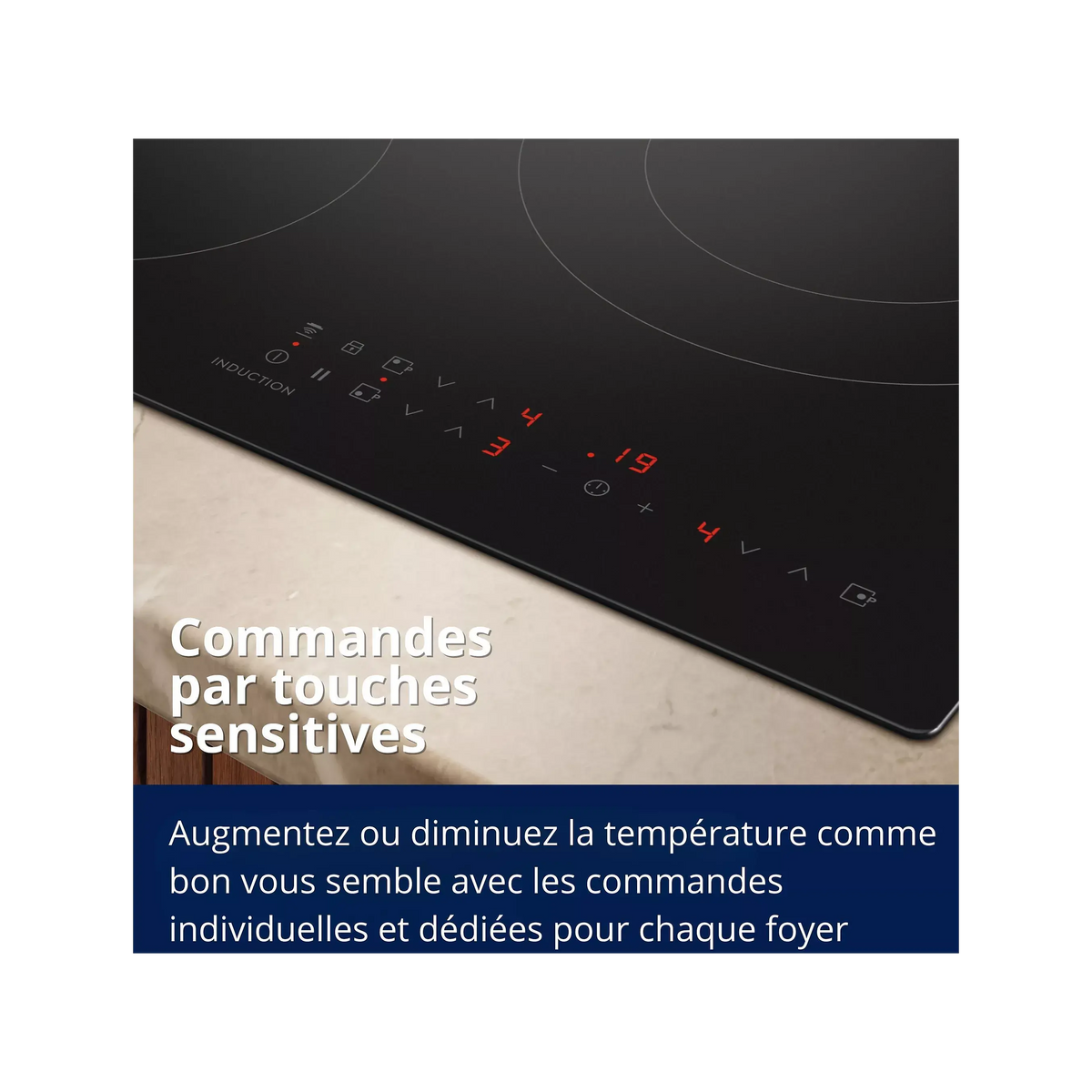 Plaque induction ELECTROLUX EIT60336CT SaphirMatt SE DUMANOIR