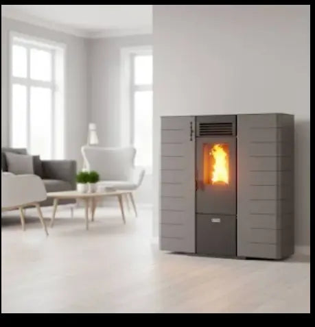 Poêle à granulés canalisable extra plat Fango - 8 Kw