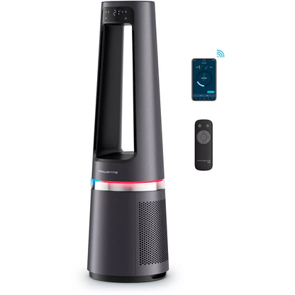 Purificateur d'air silencieux, ventilateur, chauffage ROWENTA Eclipse 3 en 1 connect QU5072F0