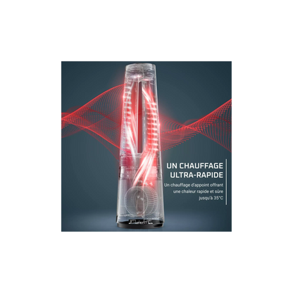 Purificateur d'air silencieux, ventilateur, chauffage ROWENTA Eclipse 3 en 1 connect QU5072F0