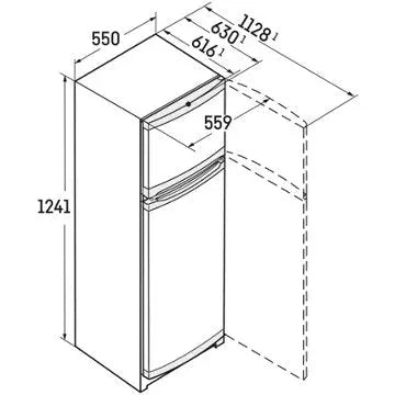 Réfrigérateur 2 portes	LIEBHERR CTele2131-26