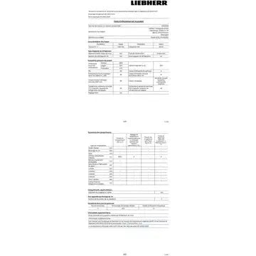 Réfrigérateur Américain	LIEBHERR	XRFsd5220-22