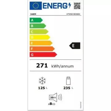 Réfrigérateur combiné	HAIER	HTW5618ENMG